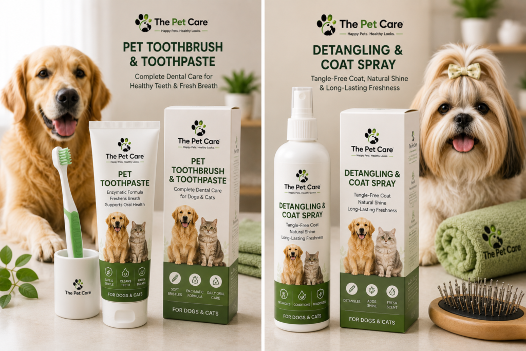 dog toothpaste toothbrush coat spary 